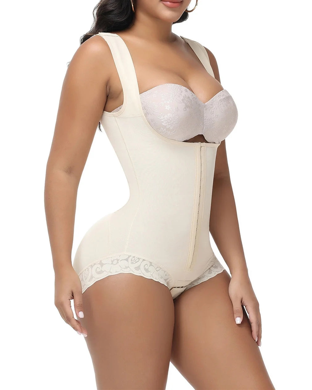 Bodysuit Shapewear Button Down